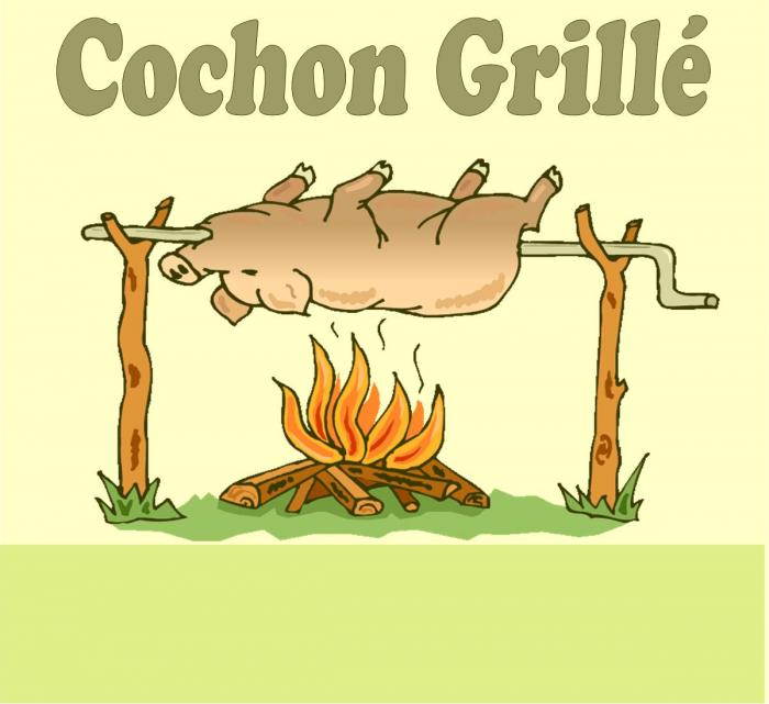 Cochon grillé