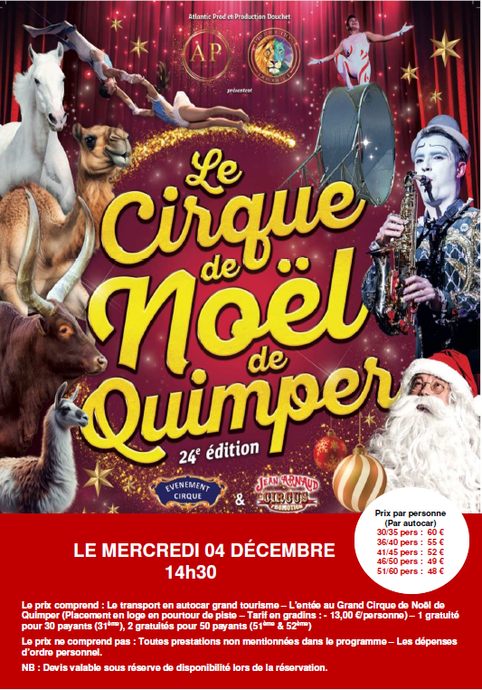 Le cirque de Noël à Quimper